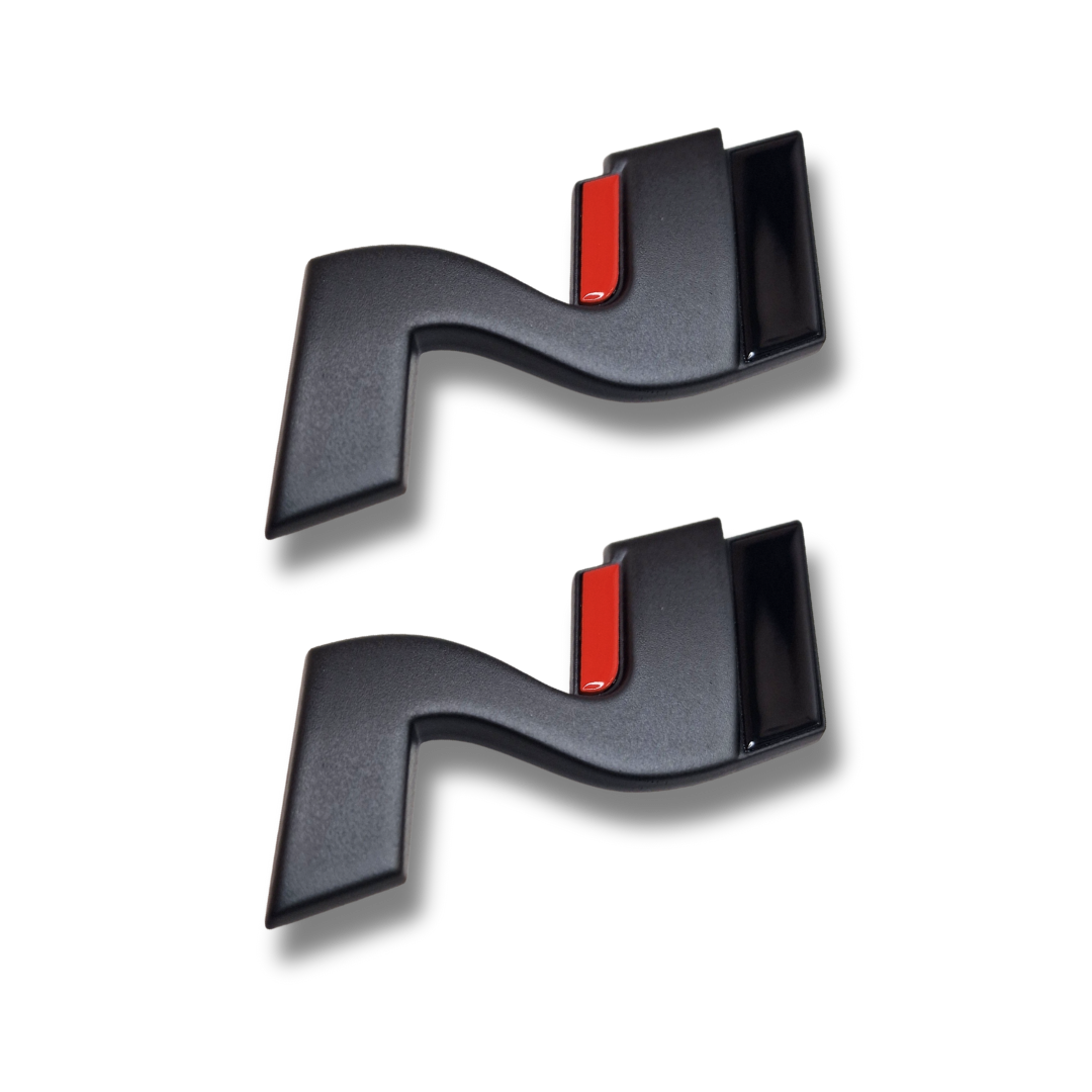 N Logo Emblem SET für SEITENSCHWELLER Hyundai i30N in Wunschlackierung
