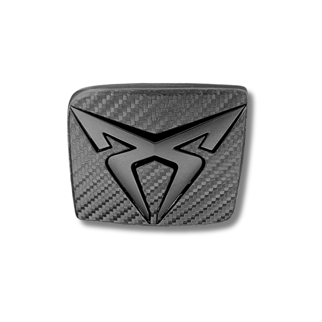 Tailgate opener mechanism PP3D refined with Cupra emblem (original Seat/Cupra part)