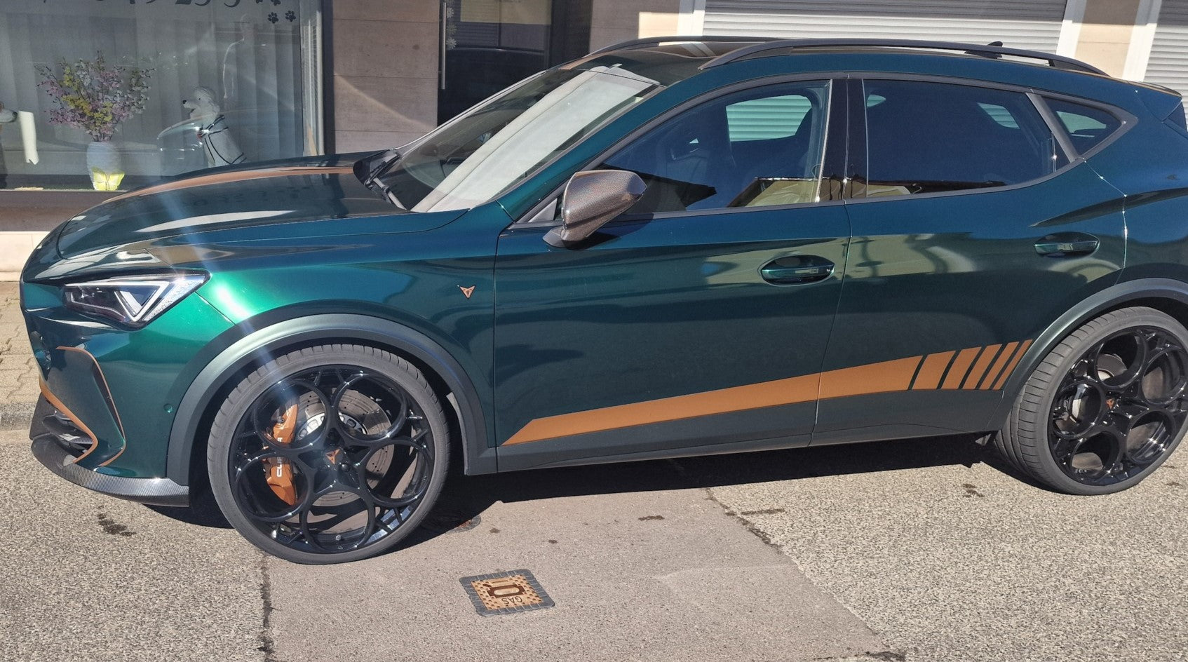 Cupra emblem set for the fenders