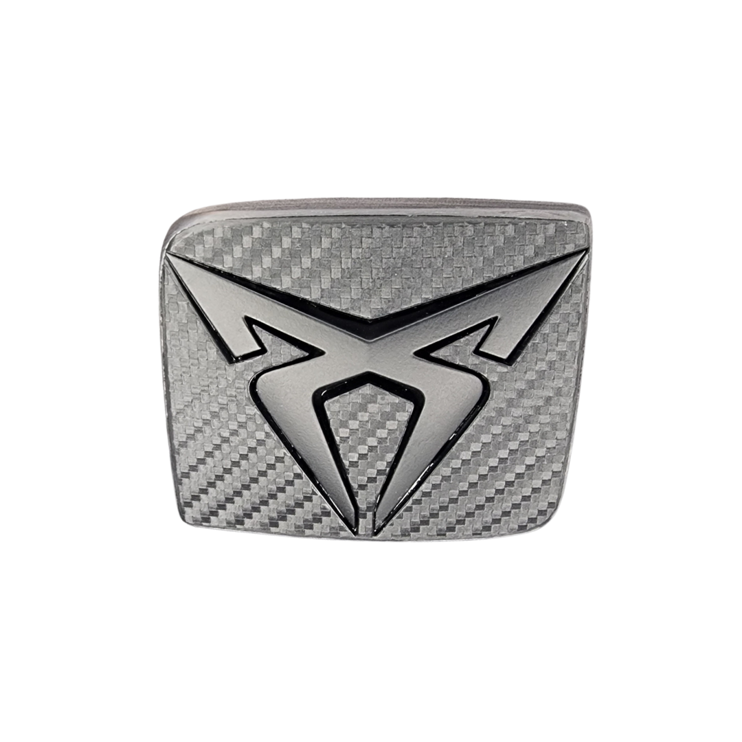 Tailgate opener mechanism PP3D refined with Cupra emblem (original Seat/Cupra part)