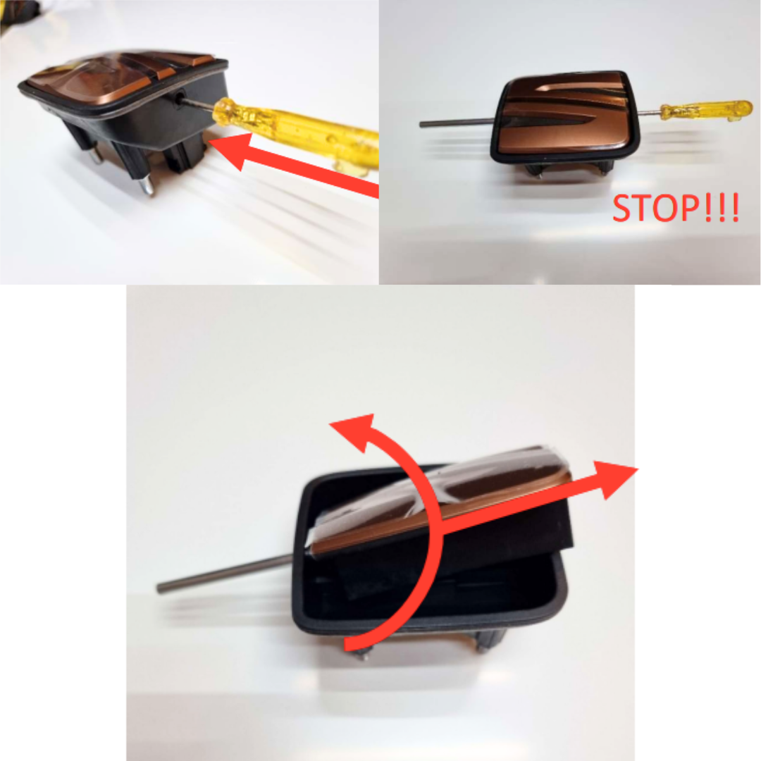 Stainless steel axle for Seat Leon 5F rear opener 5F0 827 565