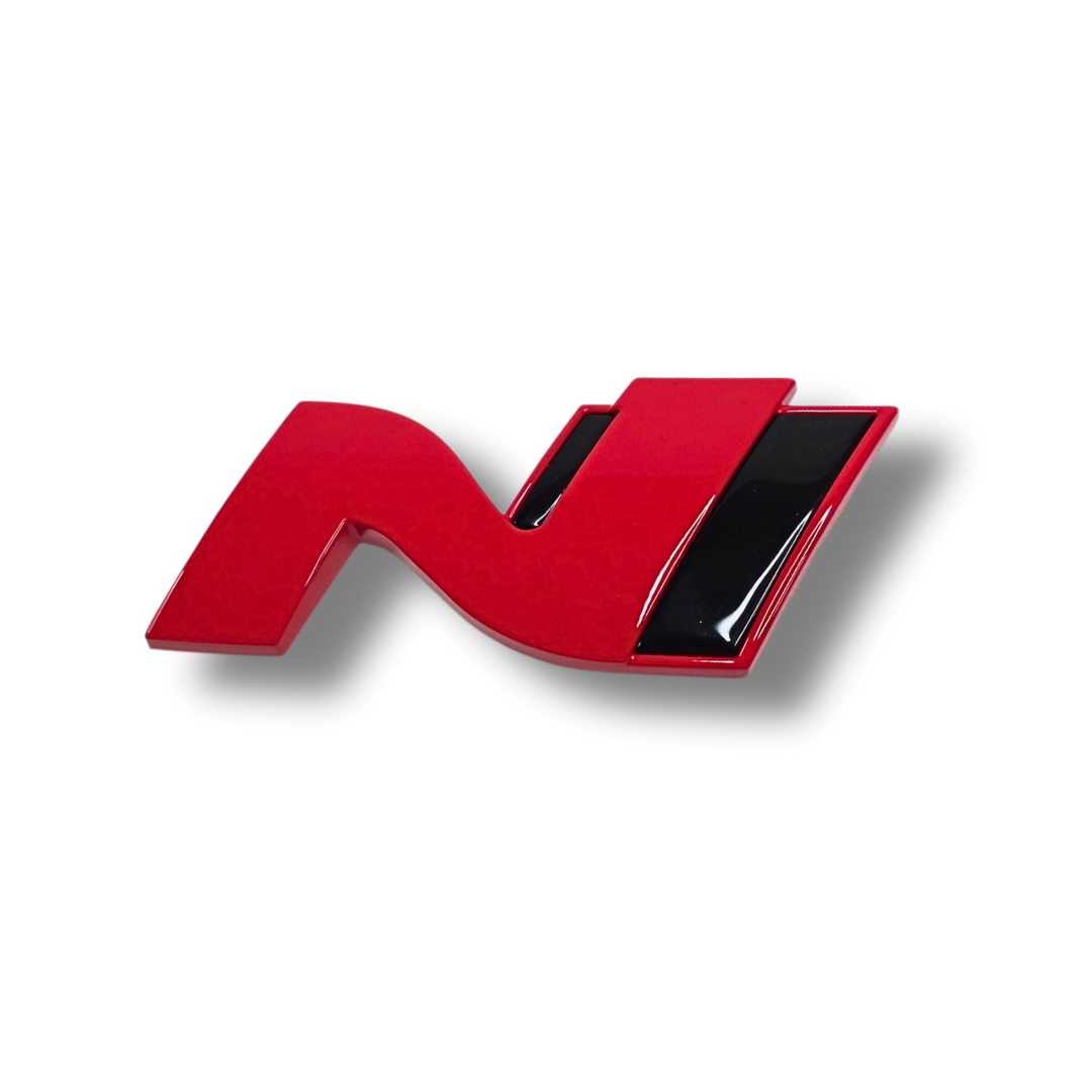 N Logo Emblem REAR Hyundai Kona N tailgate in custom color