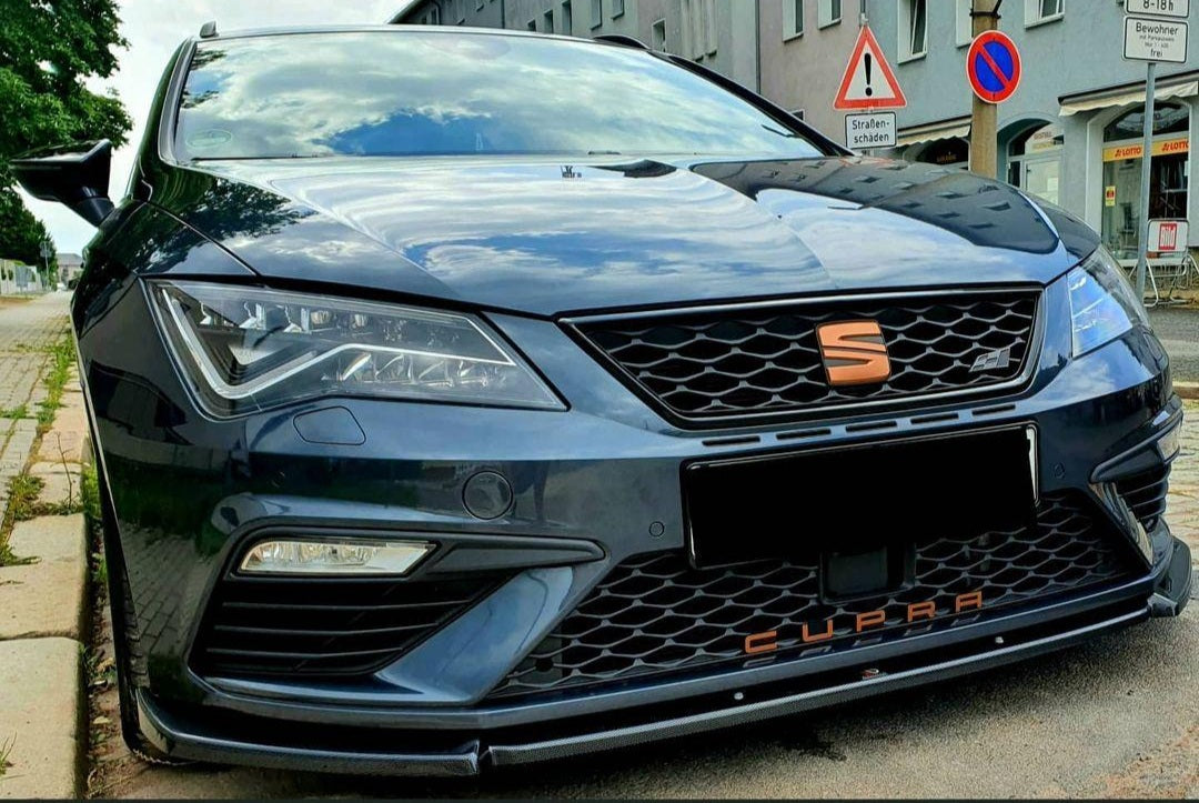 Cupra lettering SEAT LEON CUPRA 5F in COPPER