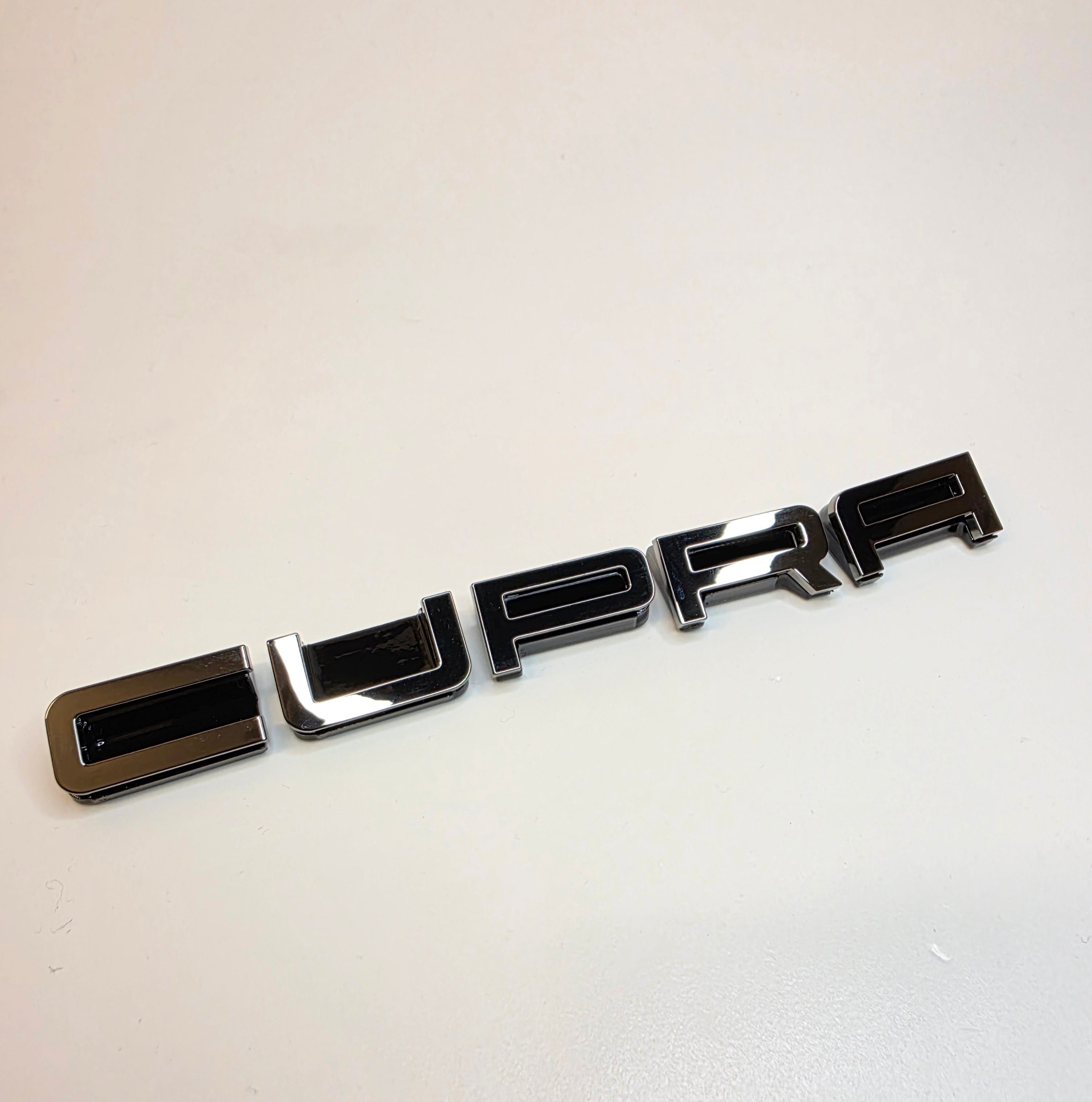 Cupra lettering for the Cupra Formentor in copper