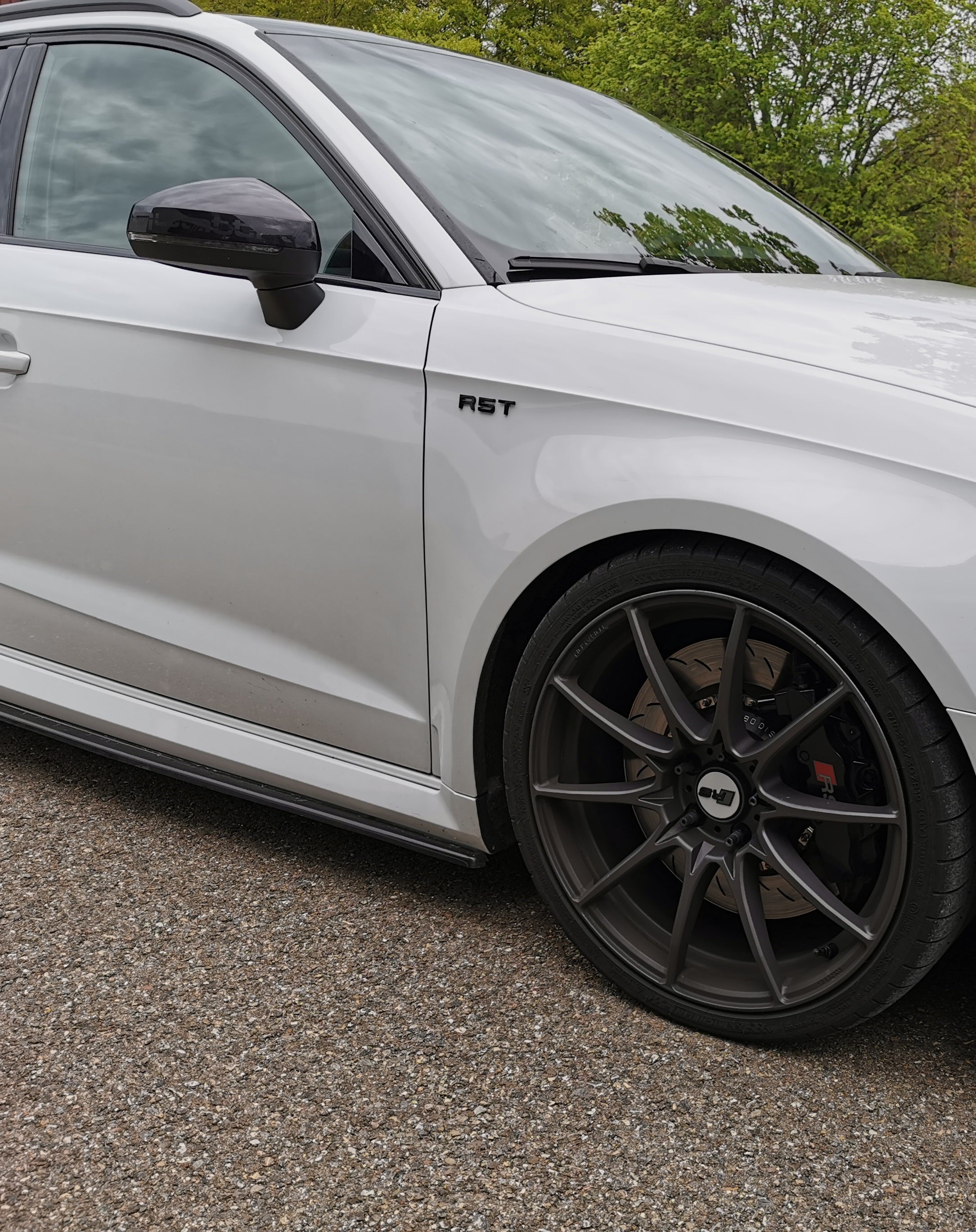 R5T Schriftzug für Audi 5Zylinder Modelle SET Rechts/Links