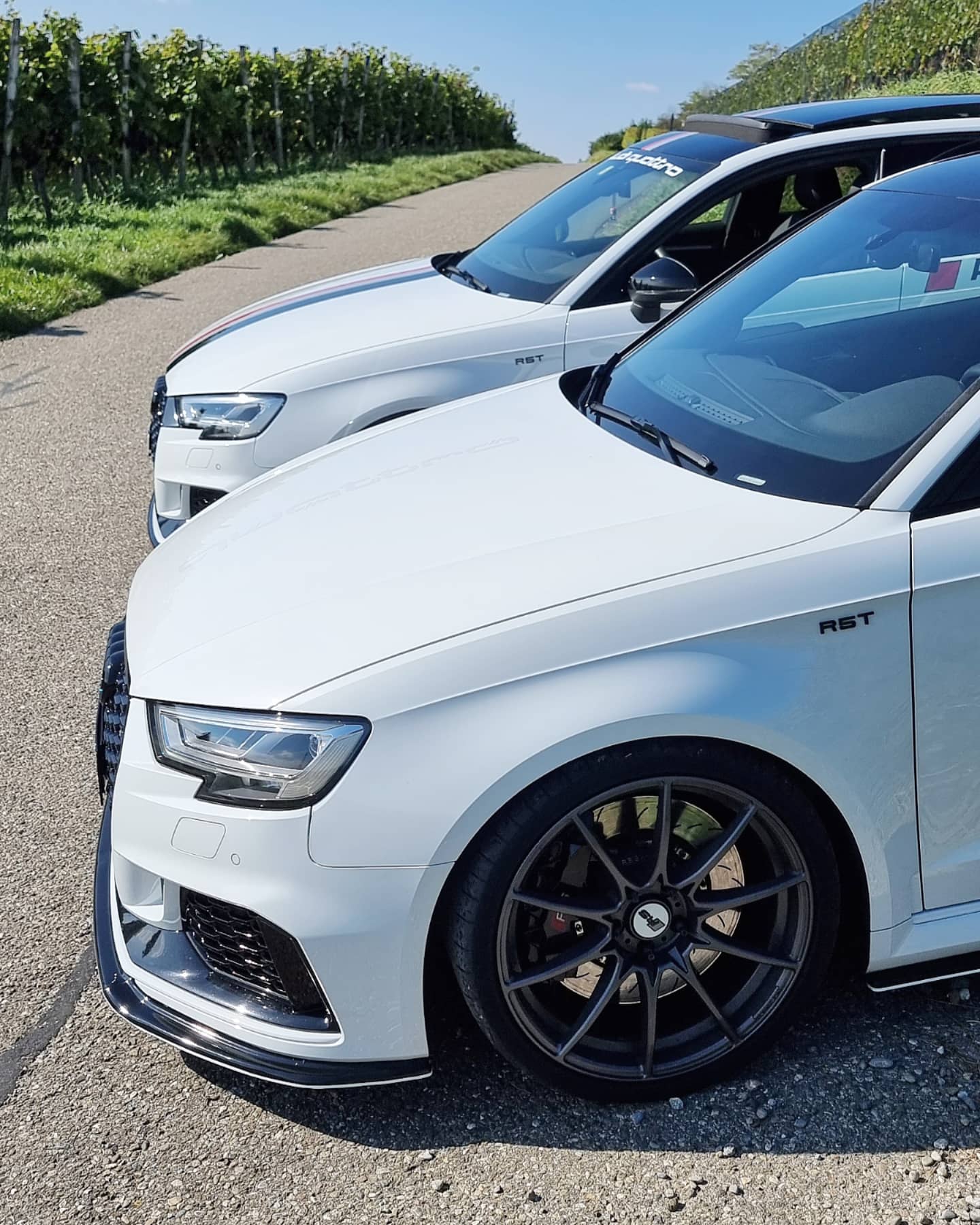 R5T Schriftzug für Audi 5Zylinder Modelle SET Rechts/Links