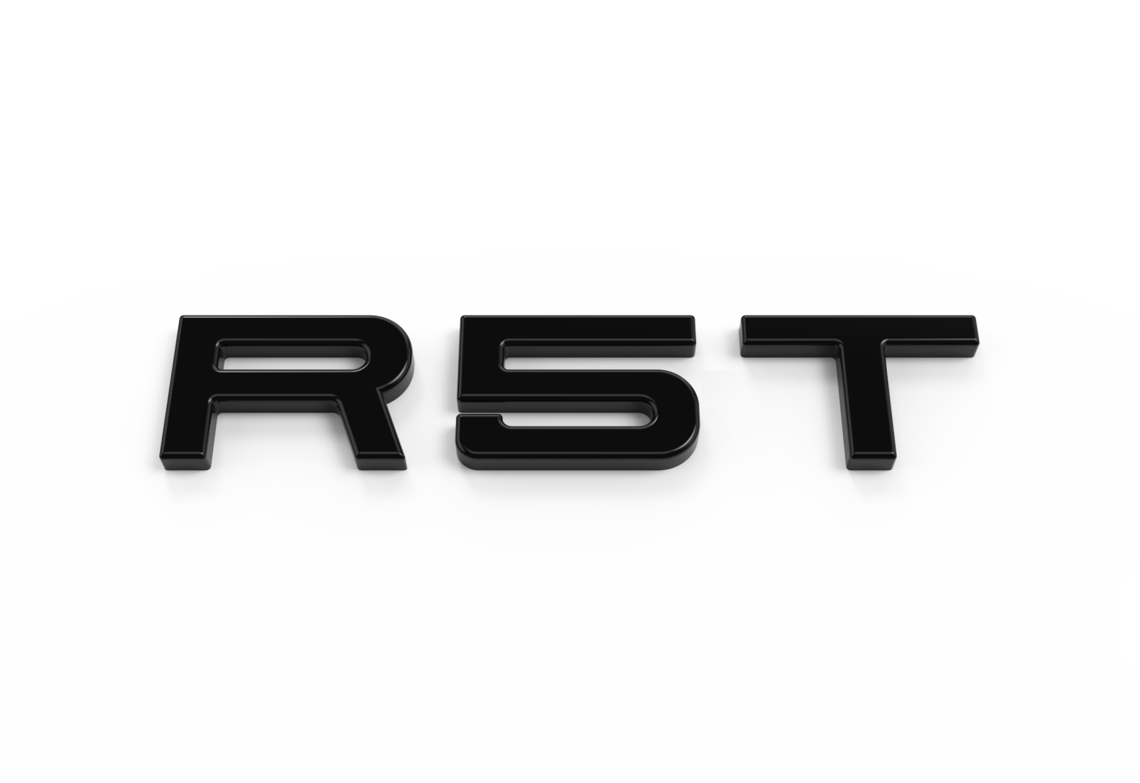 R5T lettering for Audi 5cyl. models SET right/left