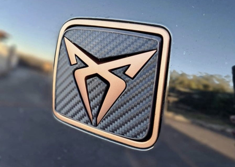 Heckklappen Öffner Mechanismus PP3D mit Cupra Emblem veredelt (Original Seat/Cupra Teil)