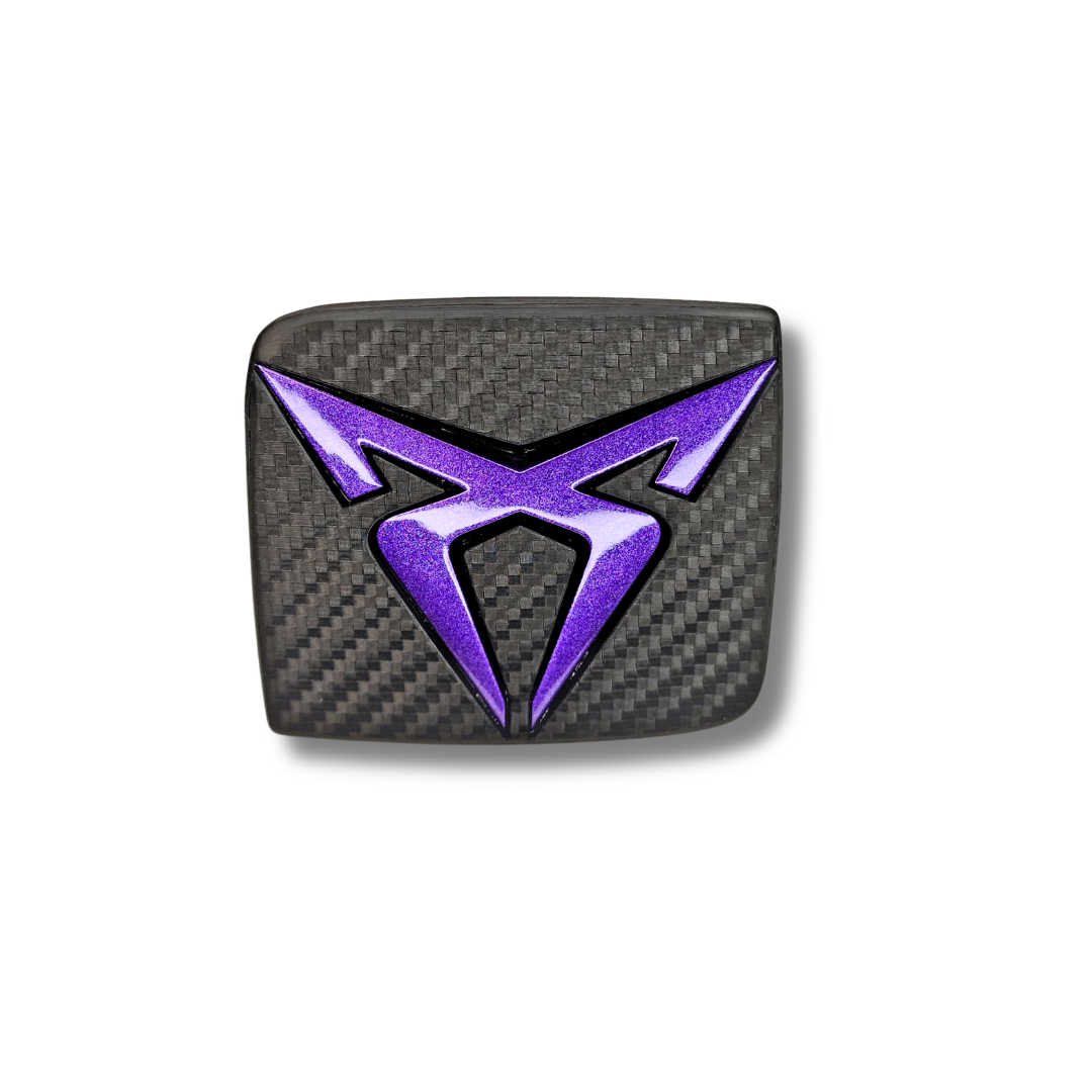 Tailgate opener mechanism PP3D refined with Cupra emblem (original Seat/Cupra part)