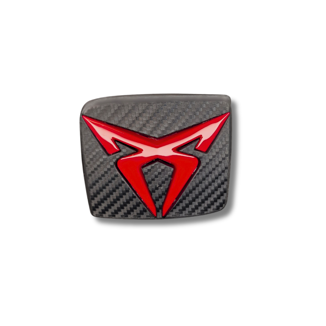 Tailgate opener mechanism PP3D refined with Cupra emblem (original Seat/Cupra part)