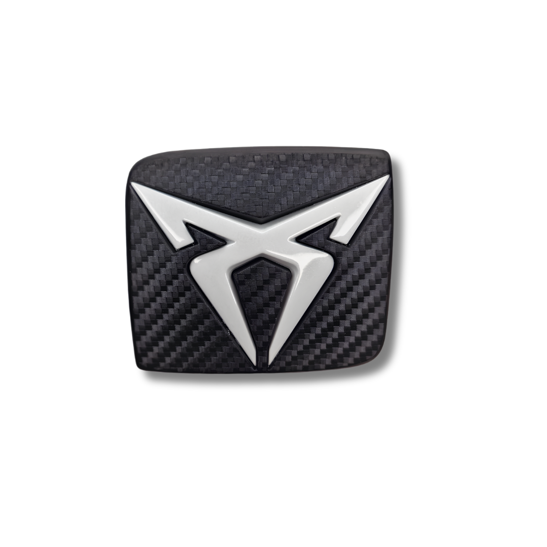 Tailgate opener mechanism PP3D refined with Cupra emblem (original Seat/Cupra part)