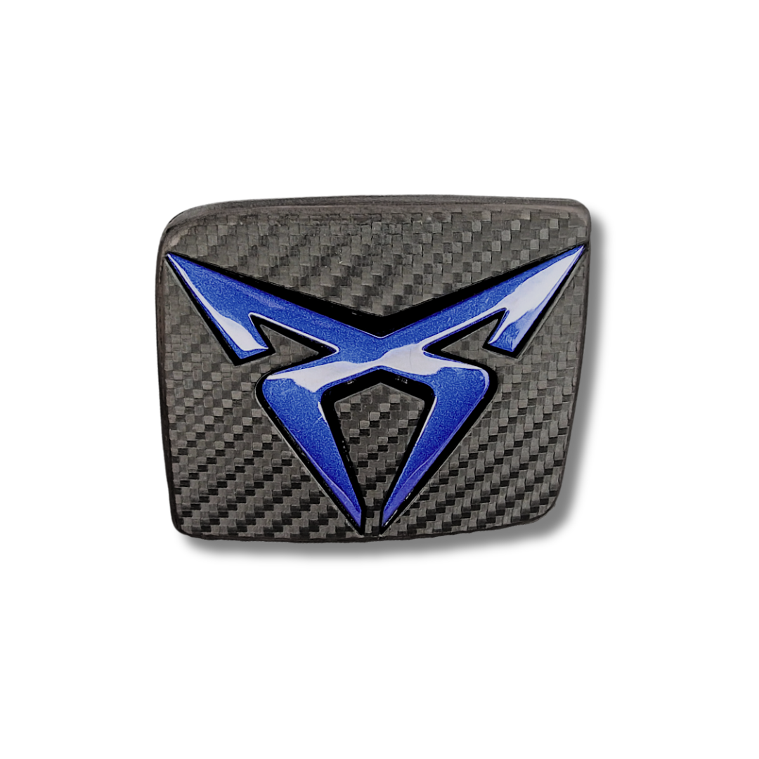 Tailgate opener mechanism PP3D refined with Cupra emblem (original Seat/Cupra part)
