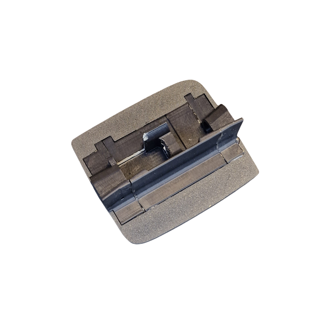 Tailgate opener mechanism PP3D refined with Cupra emblem (original Seat/Cupra part)