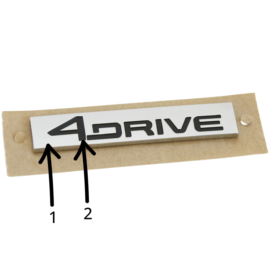 4Drive Logo Emblem Schriftzug 5F9853691 PWF