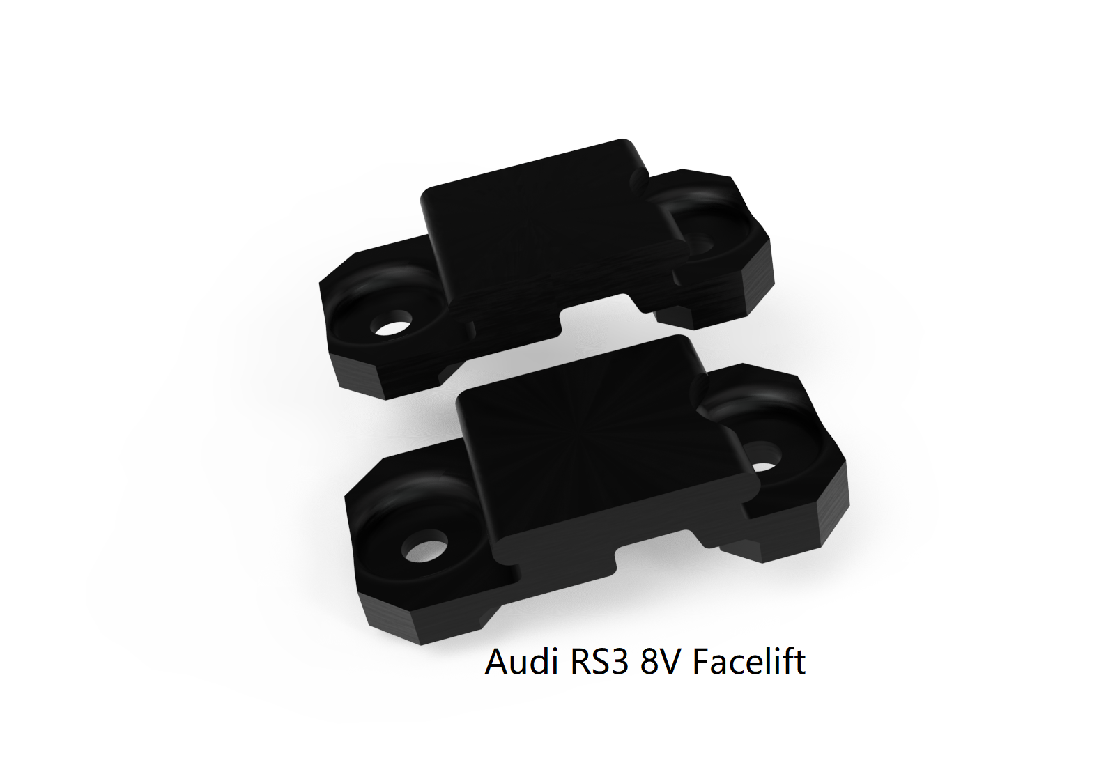 Ccultec Kennzeichenhalter vorne für 3D-Nummernschilder Audi RS Q3
