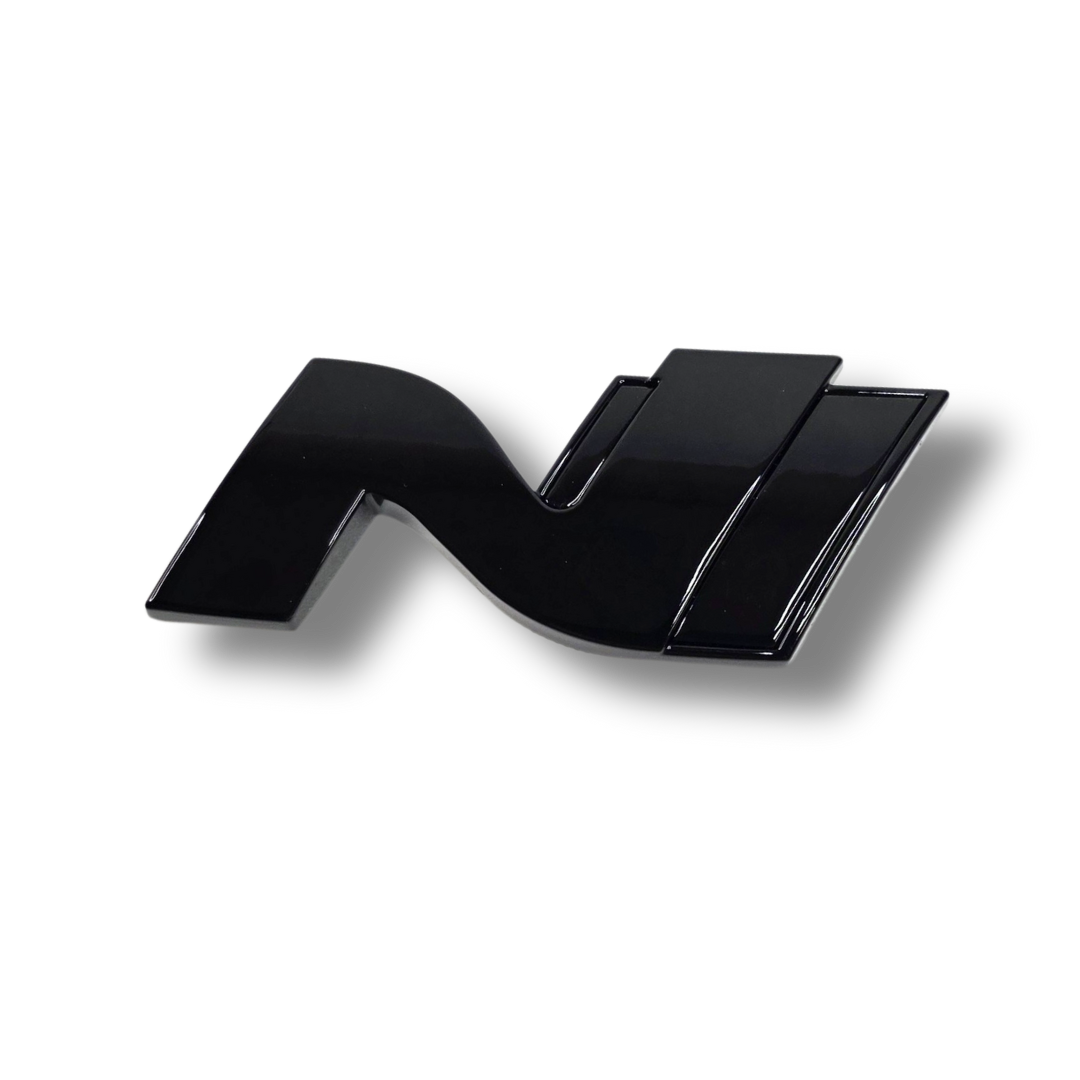 N Logo Emblem Hyundai i20N & i30N & Kona N front grille in custom color