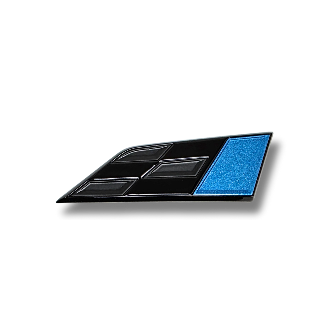 Flag exterior front or rear in custom paint finish