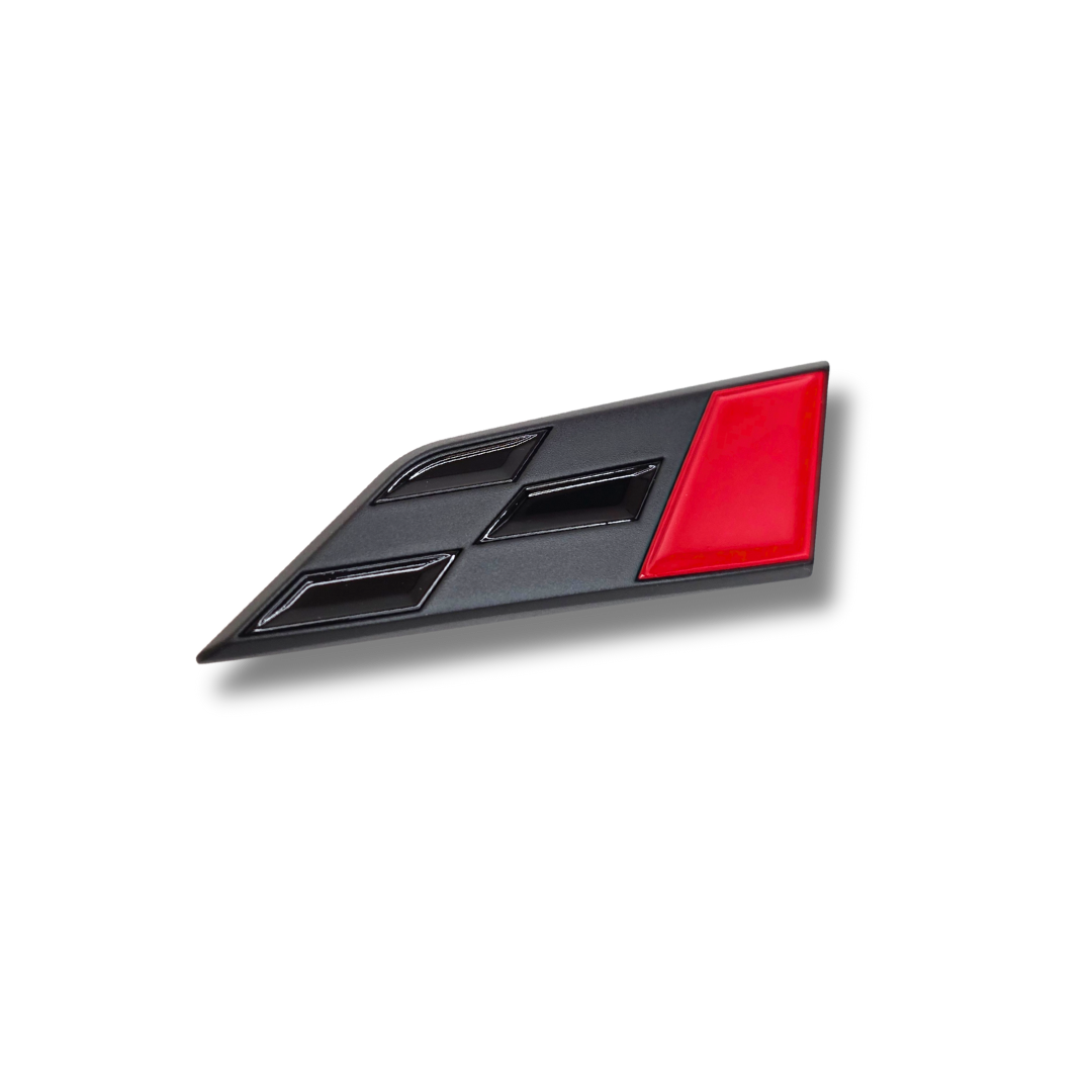 Flag exterior front or rear in custom paint finish