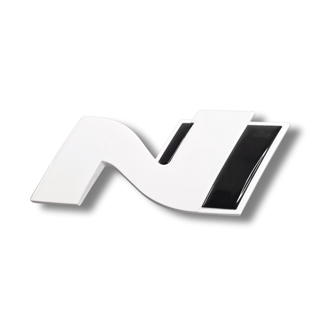 N Logo Emblem Hyundai i20N & i30N & Kona N front grille in custom color