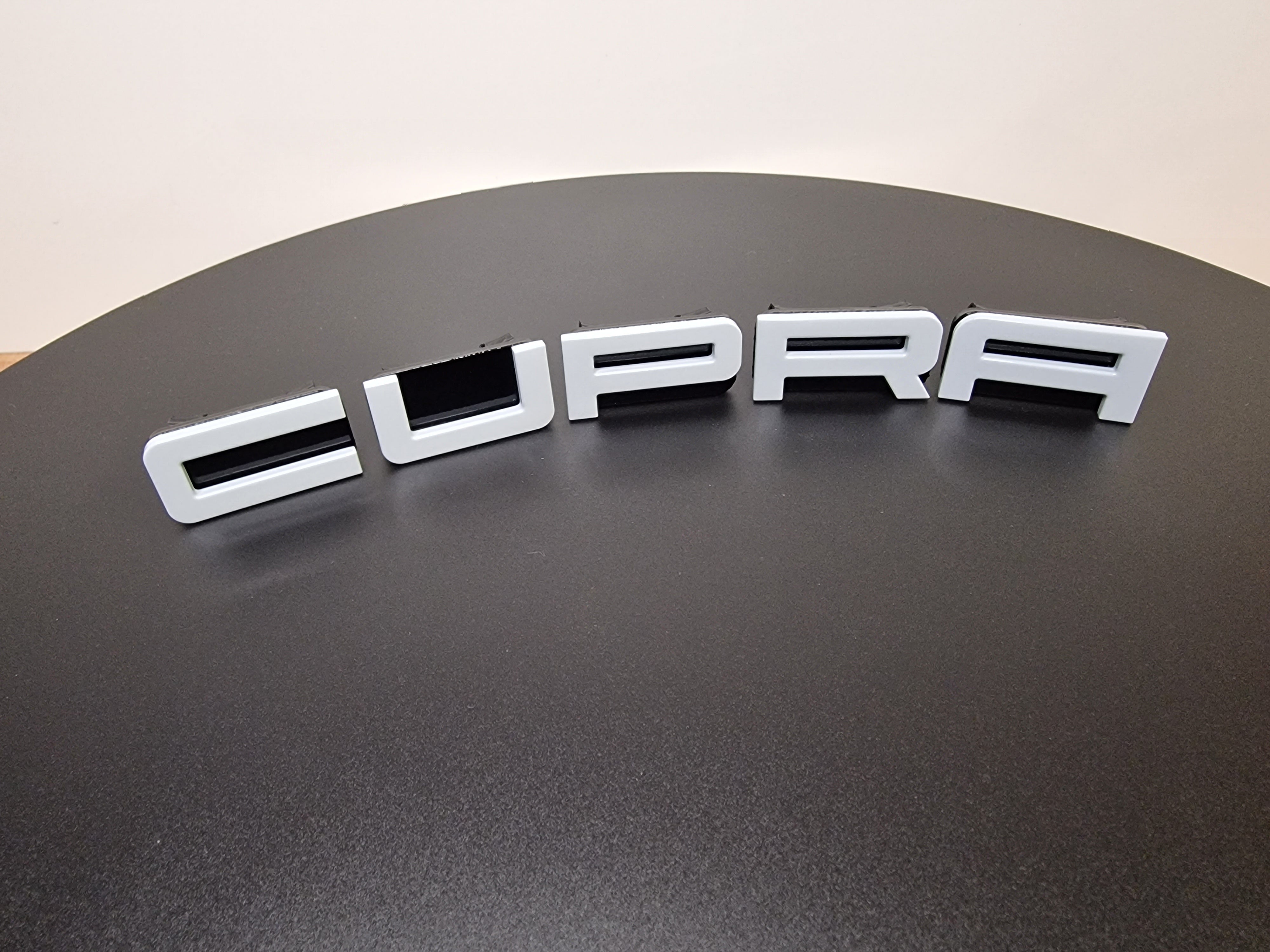 Cupra lettering SEAT LEON CUPRA 5F in desired paint finish