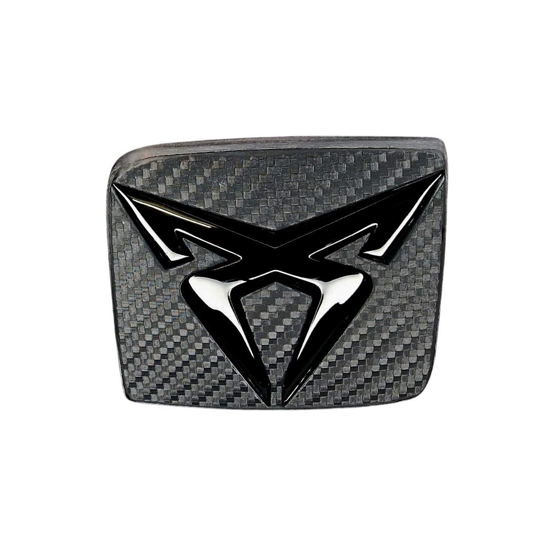 Tailgate opener mechanism PP3D refined with Cupra emblem (original Seat/Cupra part)