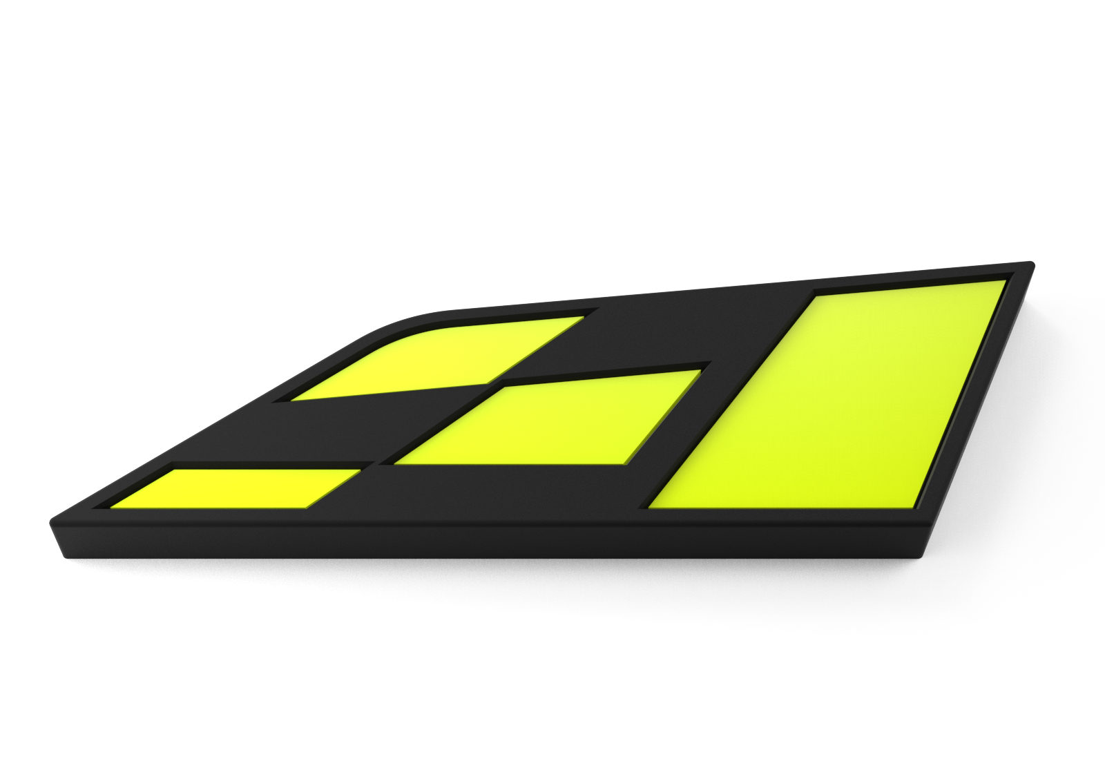 Bandera Cupra SMALL para volante o consola central 2 colores en el acabado deseado