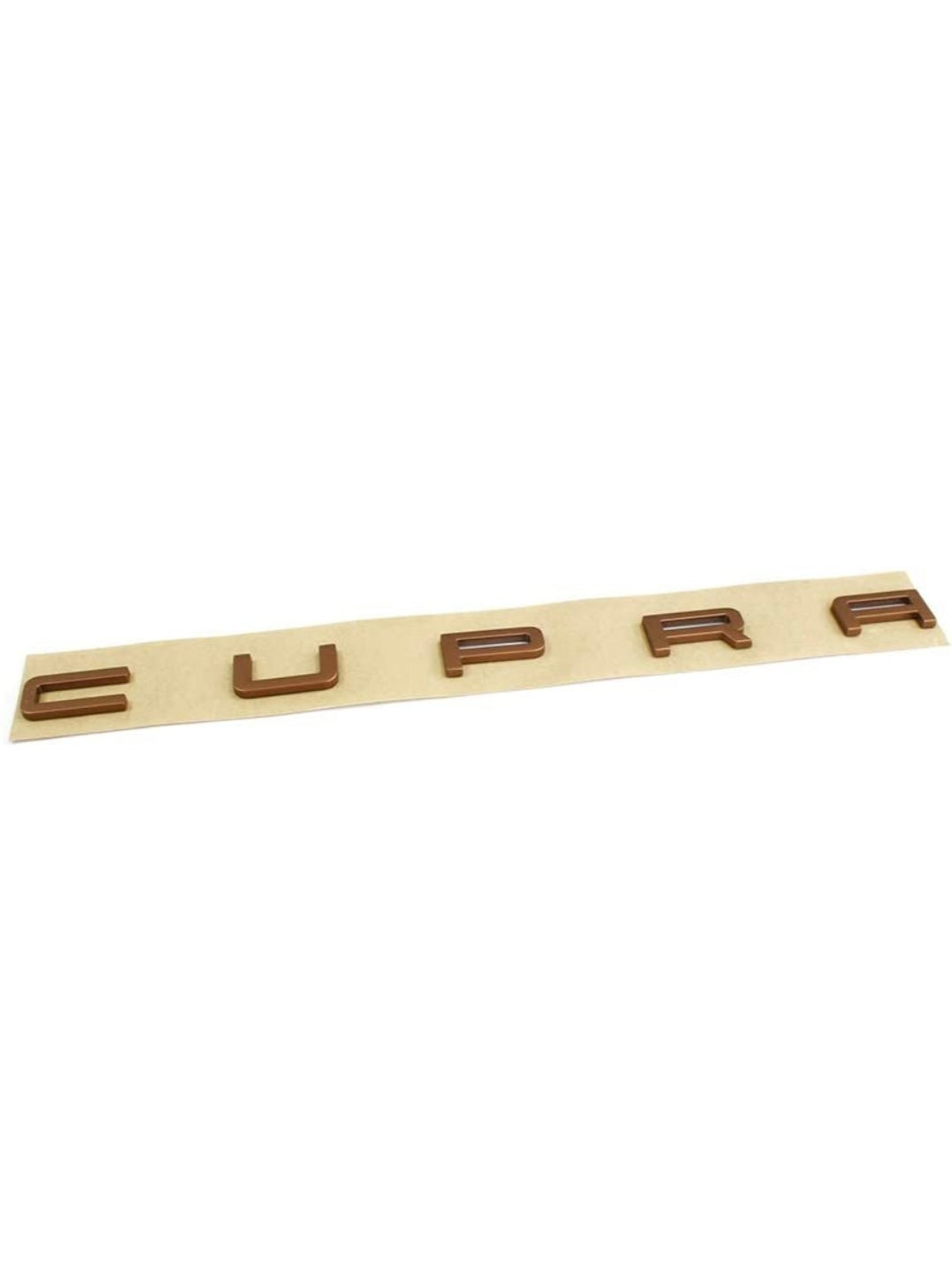 Original Cupra lettering tailgate in copper FORMENTOR