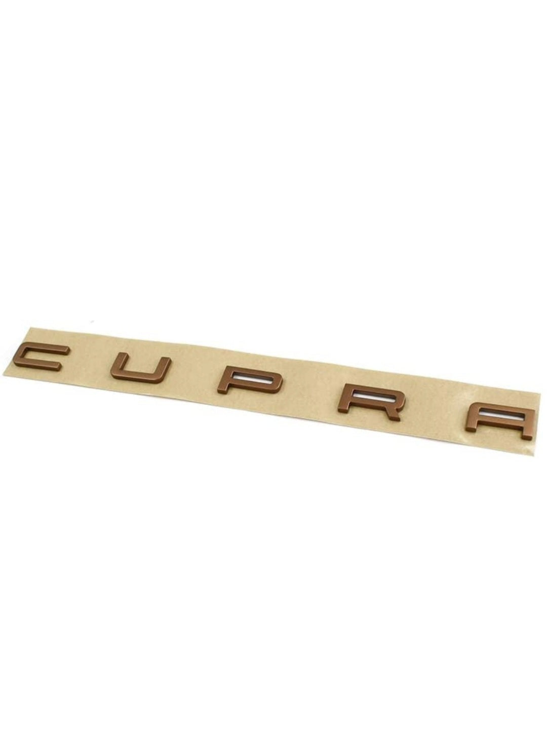 Original Cupra lettering tailgate in copper FORMENTOR